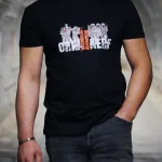 T-shirt "Émeute" noir Criz2nerf – vue de face