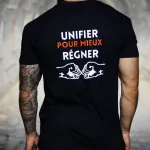 T-shirt "Unité" noir Criz2nerf – vue de face