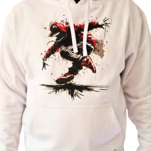 Sweat "Break" blanc Criz2nerf – vue de dos