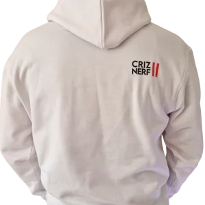 Sweat "Break" blanc Criz2nerf – vue de face