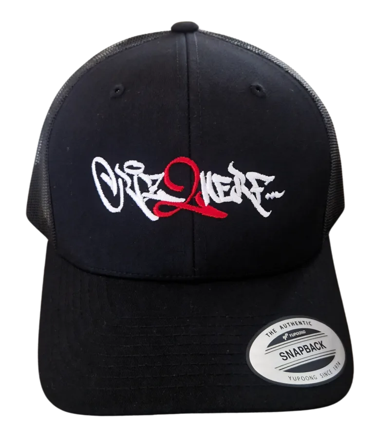 Casquette REDJ trucker noire