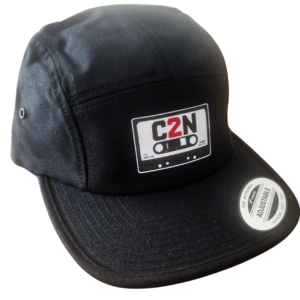 Casquette "K7" old school noire
